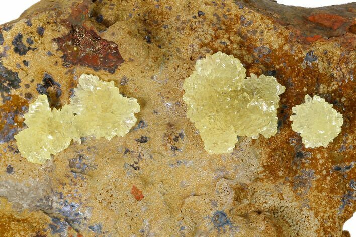 Yellow-Green Austinite Crystal Formation - Durango, Mexico #154709